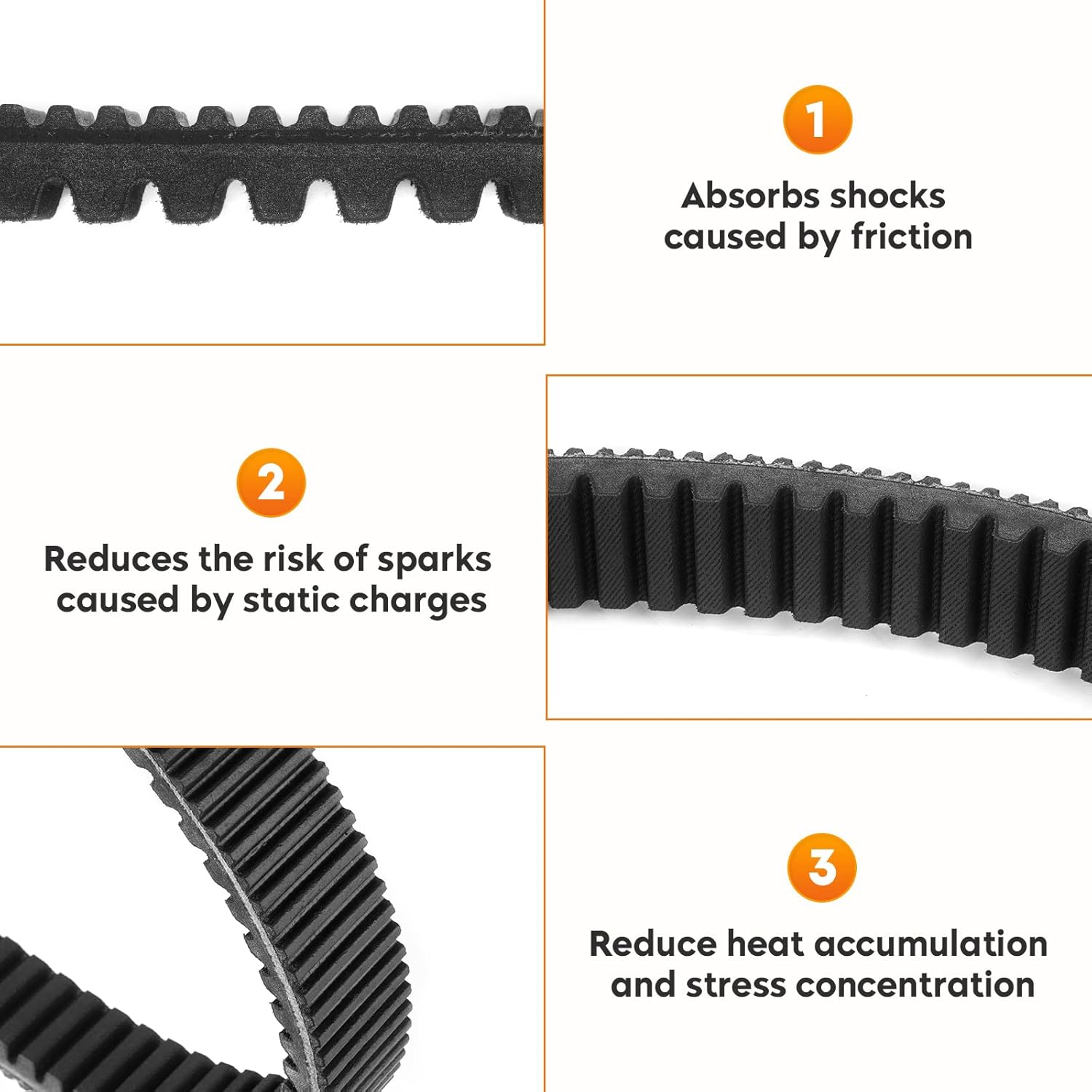 Gates G-Force Drive Belt For Polaris Ranger 800 XP EPS LE 2012 - Foto 11