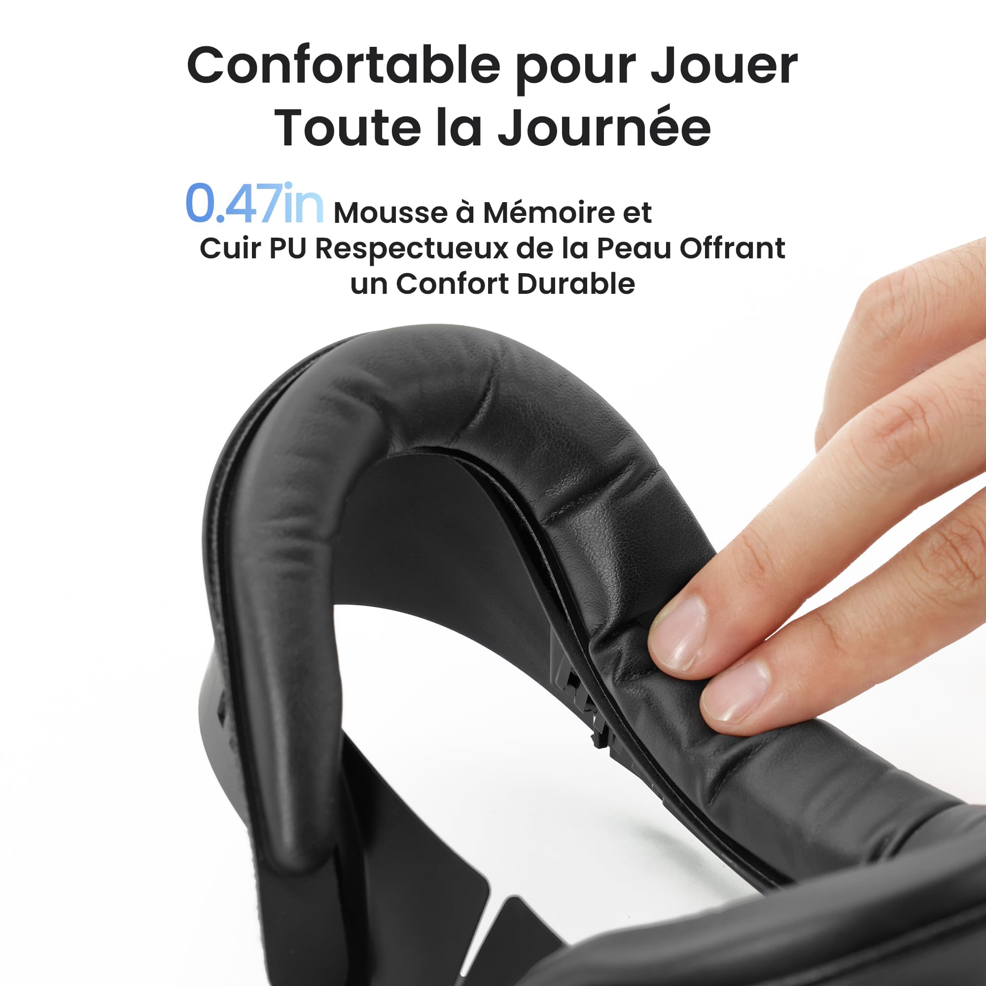 KIWI design V4 Face Cover, Coussinets d'Interface Faciale Compatible avec Meta Quest 3S, Non Compatibles avec Meta Quest 3