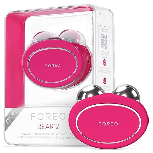 FOREO BEAR 2 Advanced Lifting & Toning Microcurrent Facial Device - Anti Aging Face Sculpting Tool For Instant Face Lift - Firm & Contour -