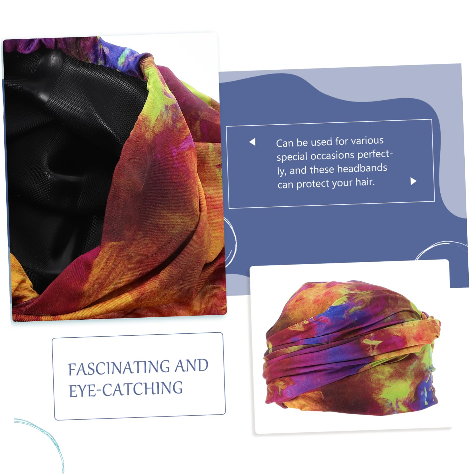 Gorro de natación Gorras de natación Tapa de natación para Cabello Largo Gorros de baño para Gorra Impermeable para Mujer Tapa de Ducha para Mujeres Gorra de baño poliéster