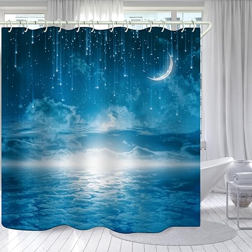 Cortina de ducha 3D de baño con gatos coloridos, cortina de ducha estándar para bañera de lujo, cortina de ducha de tela impermeable y brillante con