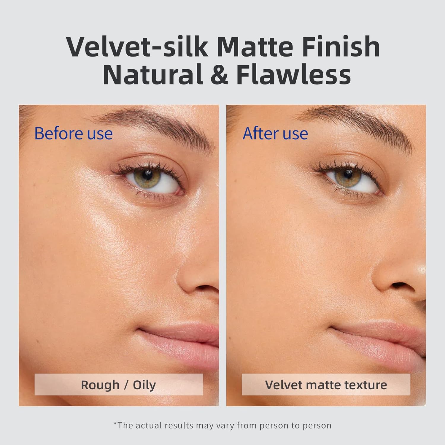 BEAUTNICE Long Wear Light Foundation, 8H Lightweight Full Coverage, Sweat & Oil Resistant, Velvet-silk Matte Finish, Liquid Foundation Makeup For All Skin Types, 1 Fl Oz, #01 Warm Wheat - Image 5