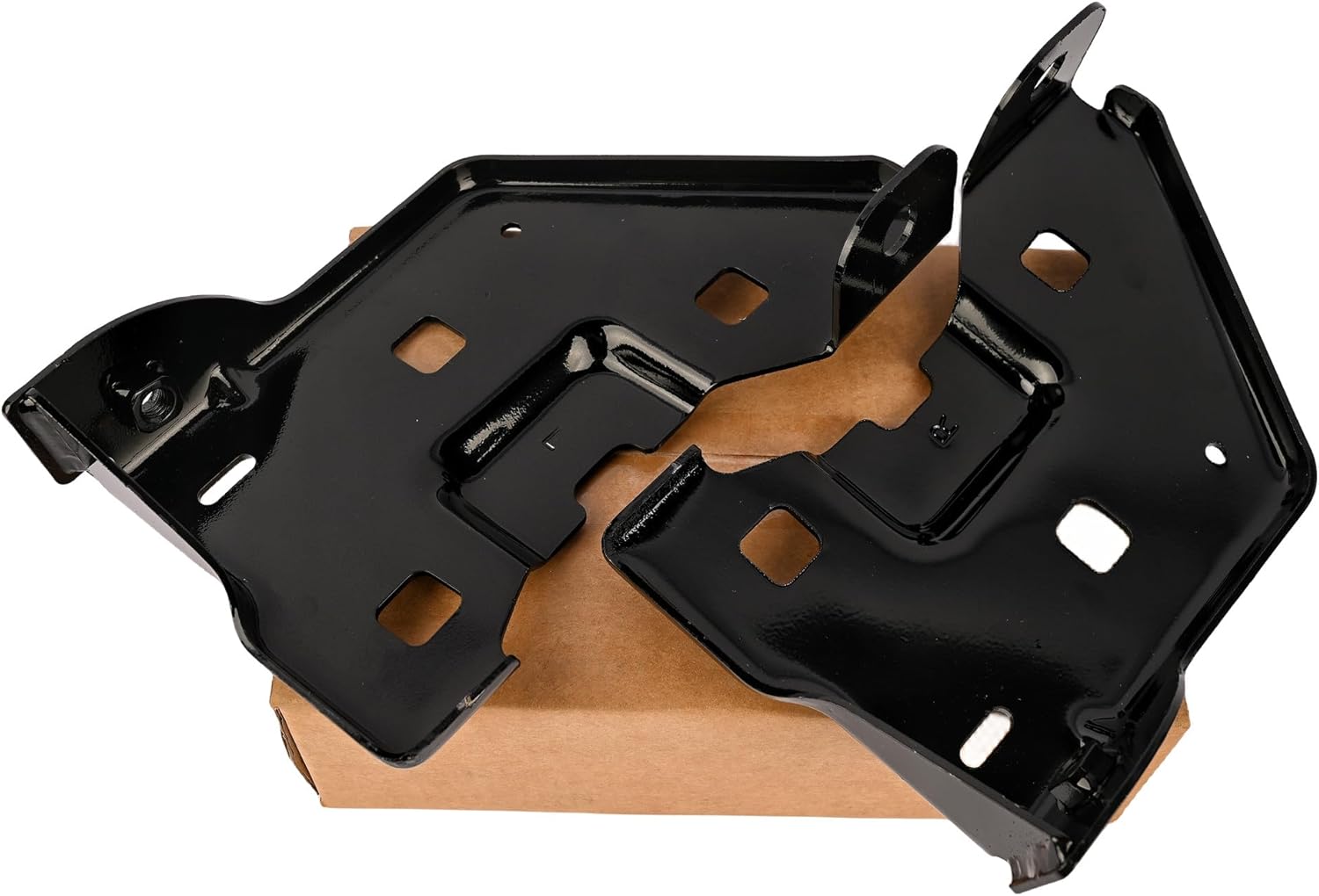 2Pcs Front Bumper Bracket Compatible with Chevrolet Silverado 1500 & GMC Sierra 1500 2014-2019 Select Models Replace 22757263 22757264 Left and right Side Bumper Retainer Bracket