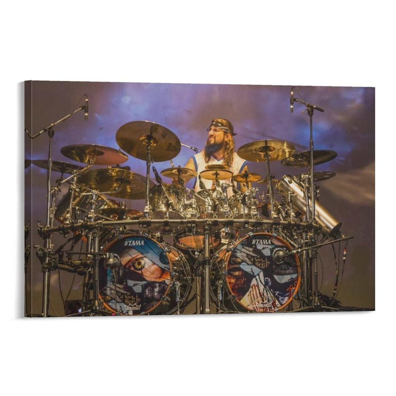 FCOIN Mike Portnoy Canvas Poster Wall Art Poster Scroll Canvas Painting Picture Living Room Decor Home 12x18inch(30x45cm)