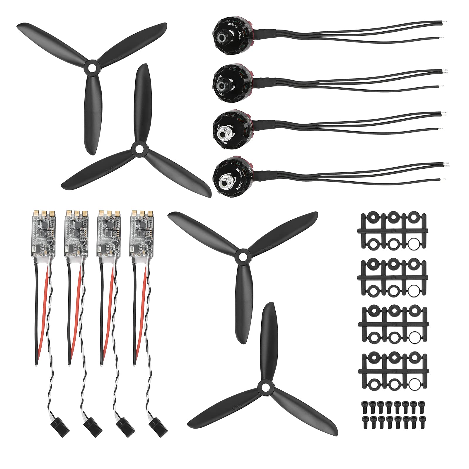 Zestaw śmigieł CW CCW Motor ESC Akcesoria RC do samochodu RC Drone