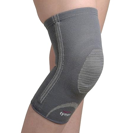 TYNOR Knee Cap with Patellar Ring, Grey, Large, 1 Unit