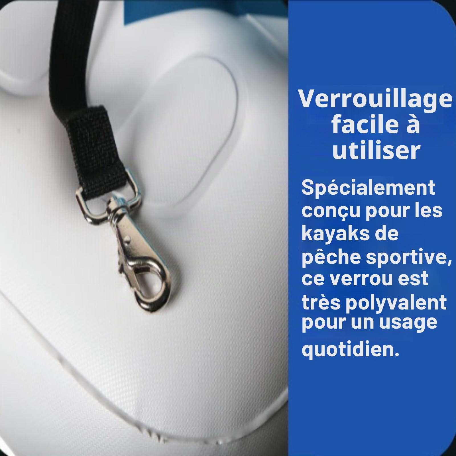 Siège gonflable pour kayak avec dossier pour Aqua Marina Betta 26, bateau de pêche en PVC, support ergonomique 37x30cm, Bleu Blanc