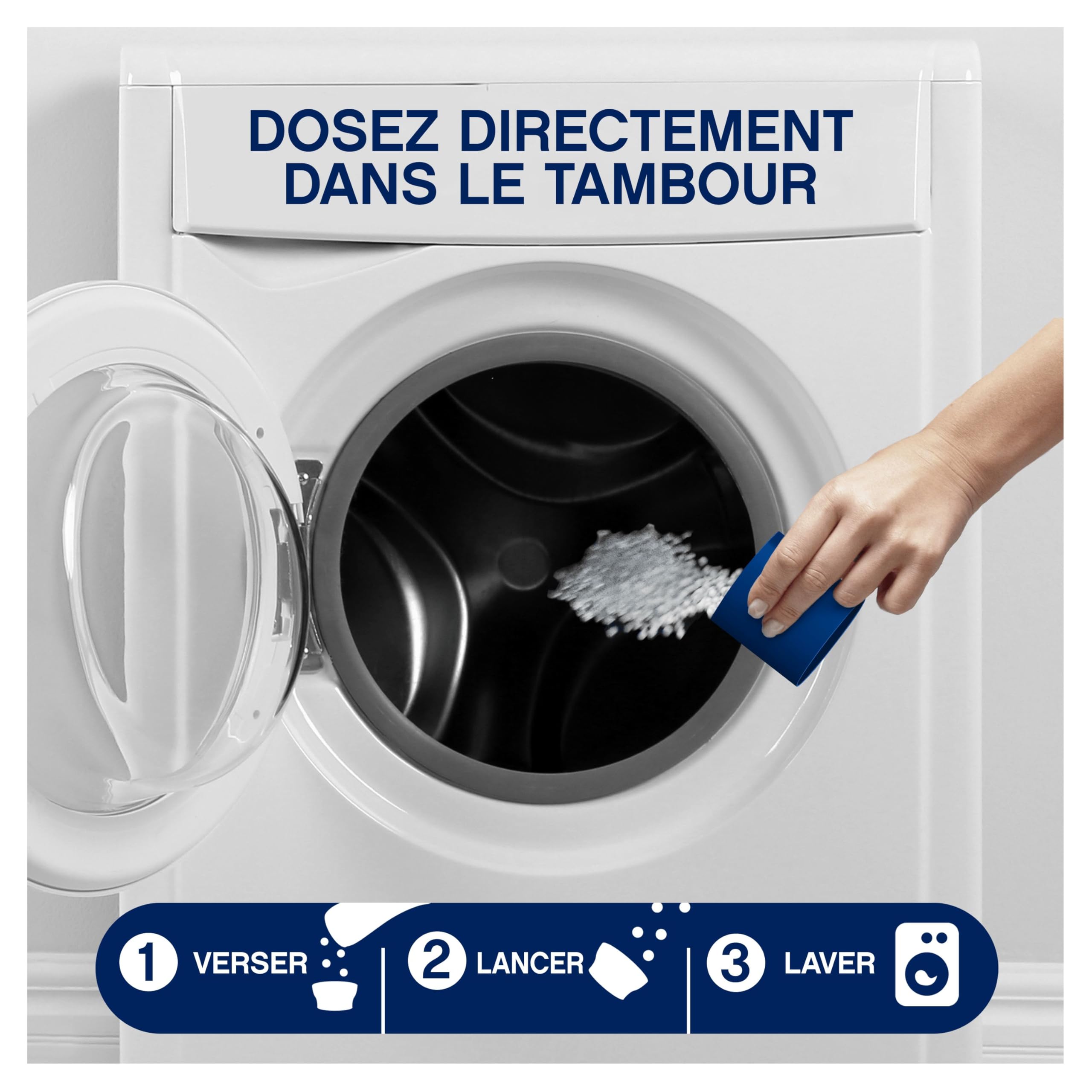 Lenor Profumo per Bucato Perle Detersivo, 84 lavaggi (165 g x 6), Ambra e Orchidea, freschezza non-stop, Fino a 12 settimane di conservazione