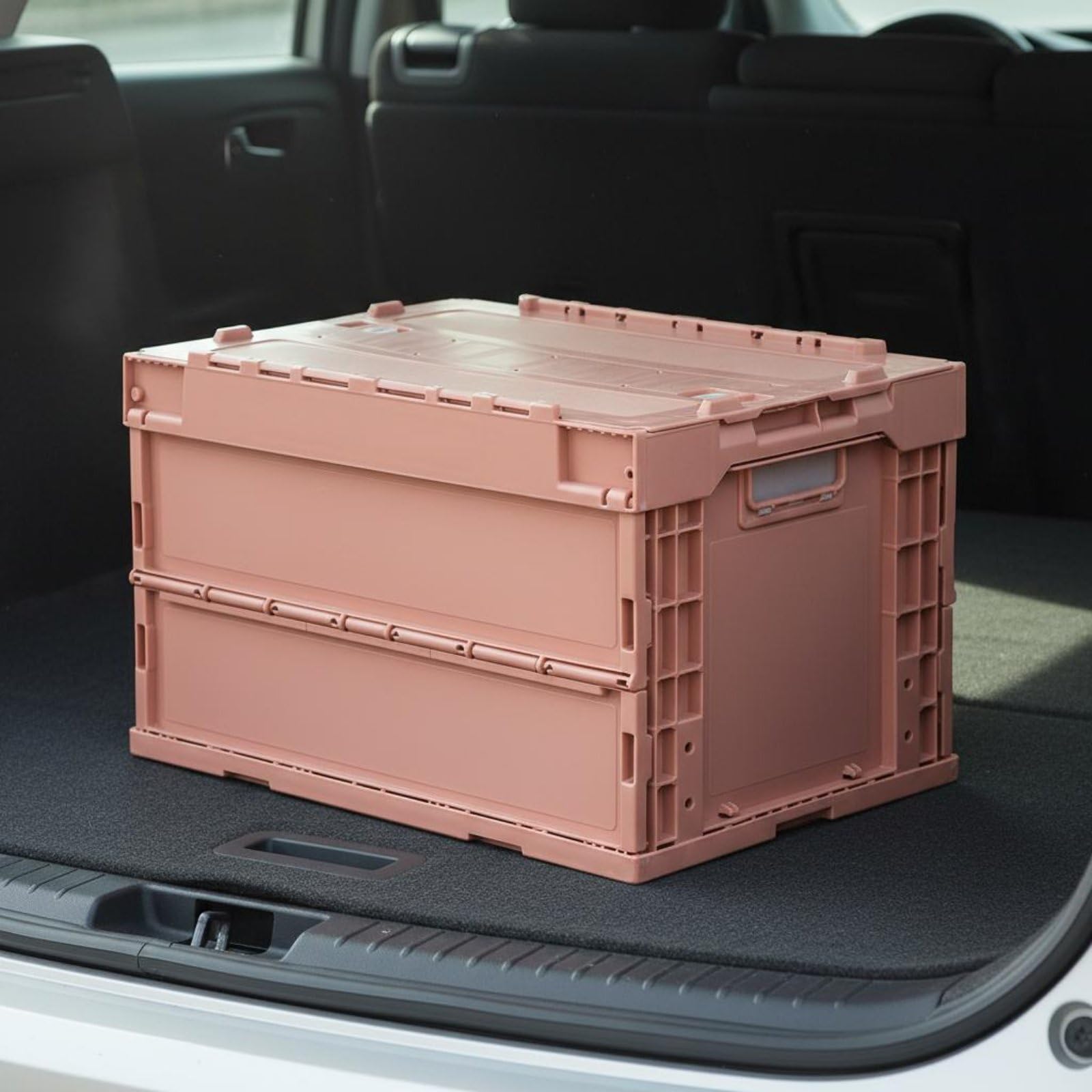 Faltbare Aufbewahrungsbox Klappkiste Lagerbehälter Multifunktionsbehälter Faltbar für Werkstatt Büroorganisation Lieferung Auto, Königsblau