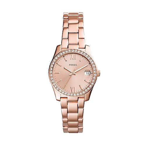 Fossil Women's Watch, Scarlette Quartz Stainless Steel Three-Hand Watch for