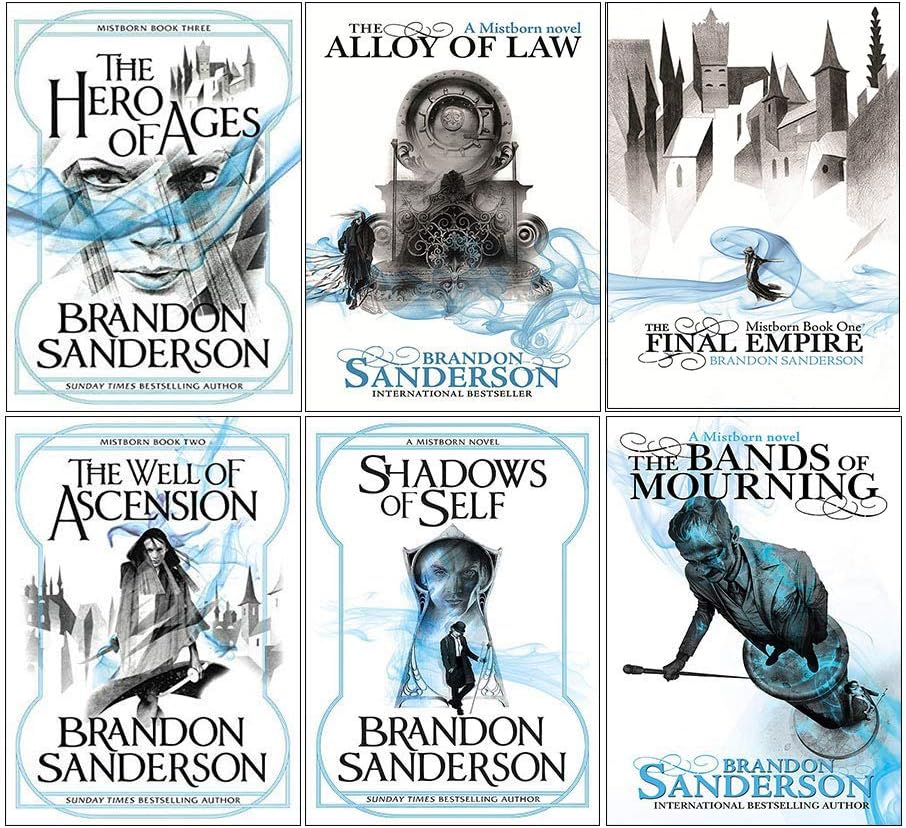 Brandon sanderson mistborn series 6 books collection set