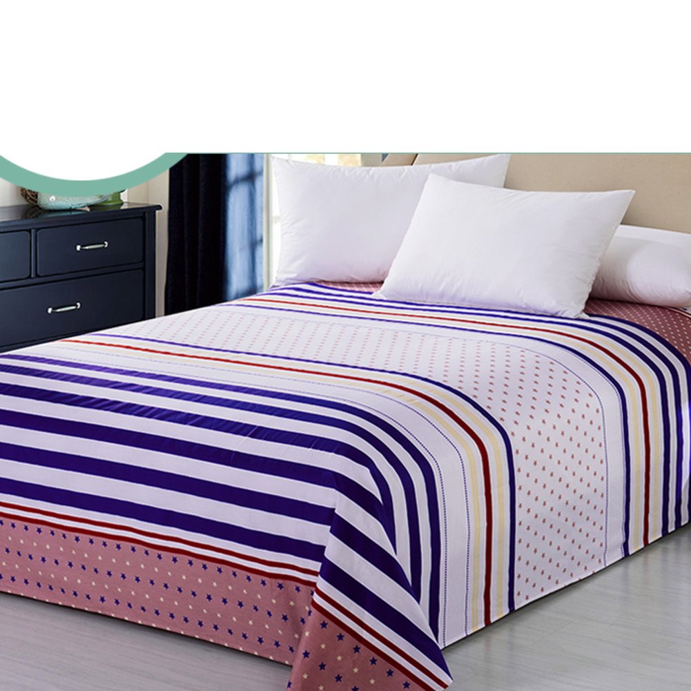 Feuilles de coton 200x230cm pour lit simple et double