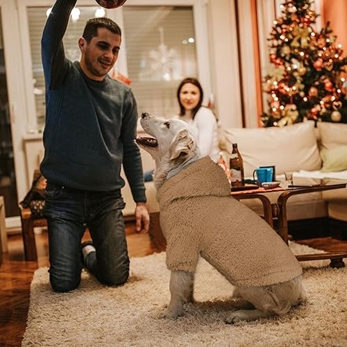 Miniatura 6 de Sudadera con capucha para perro, ropa para perro, ropa para perro, abrigos cálidos y suaves y acogedores para perros, sudadera con capucha de forro