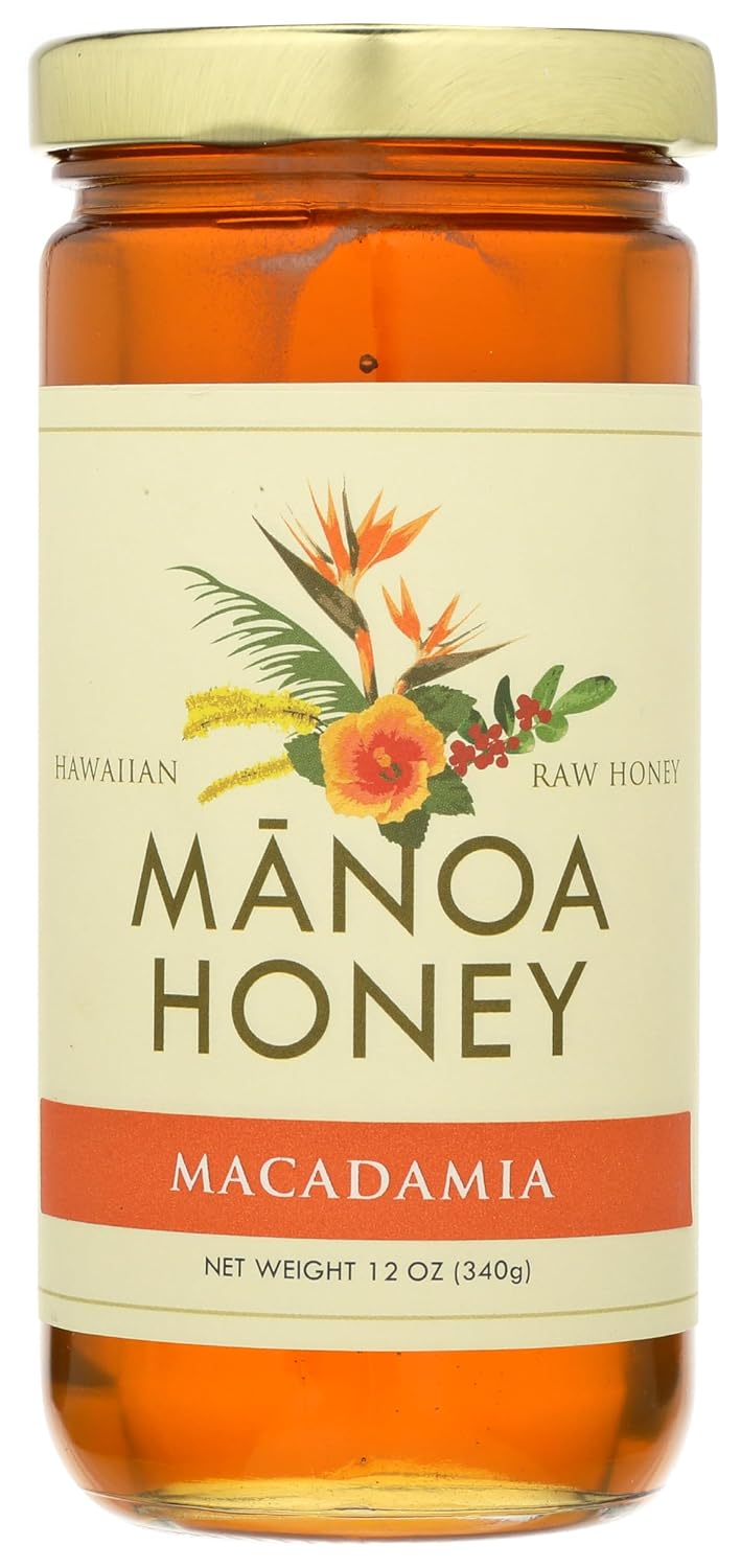 Manoa Honey Company, Macadamia Nut Honey, 12 Ounce