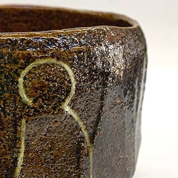 茶道具　佐々木 昭楽作　飴釉　六瓢　蓋置　共箱　V　5729 茶道具 佐々木 昭楽作 飴釉 六瓢 蓋置 共箱 V 5729