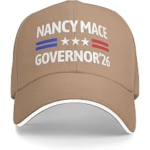 Nancy Mace for 2026 South Carolina Governor Hat 2026 Elections Golf Hats for Mens Women Dad Caps