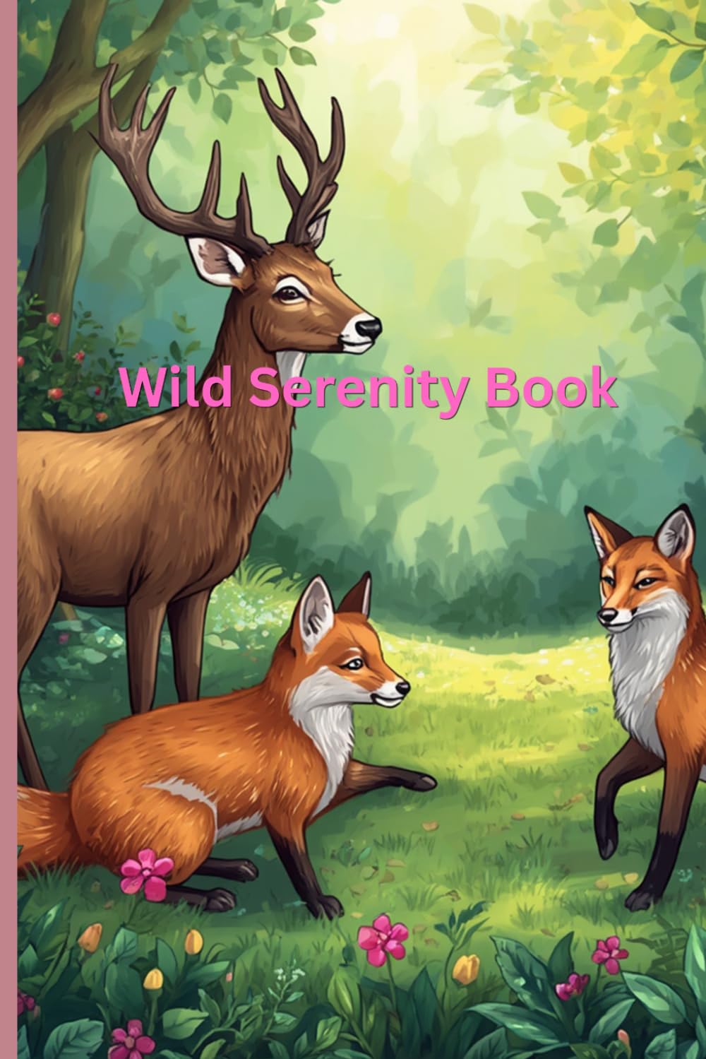 Wild Serenity Coloring Book: 26 Majestic Animals and Nature Scenes for Relaxation and Stress Relief