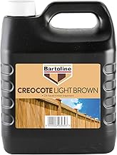 Bartoline Creocote Oil-Based Timber Treatment for Garden Sheds, Fences & Trellis 4 l – Wood Protection & Weatherproofing