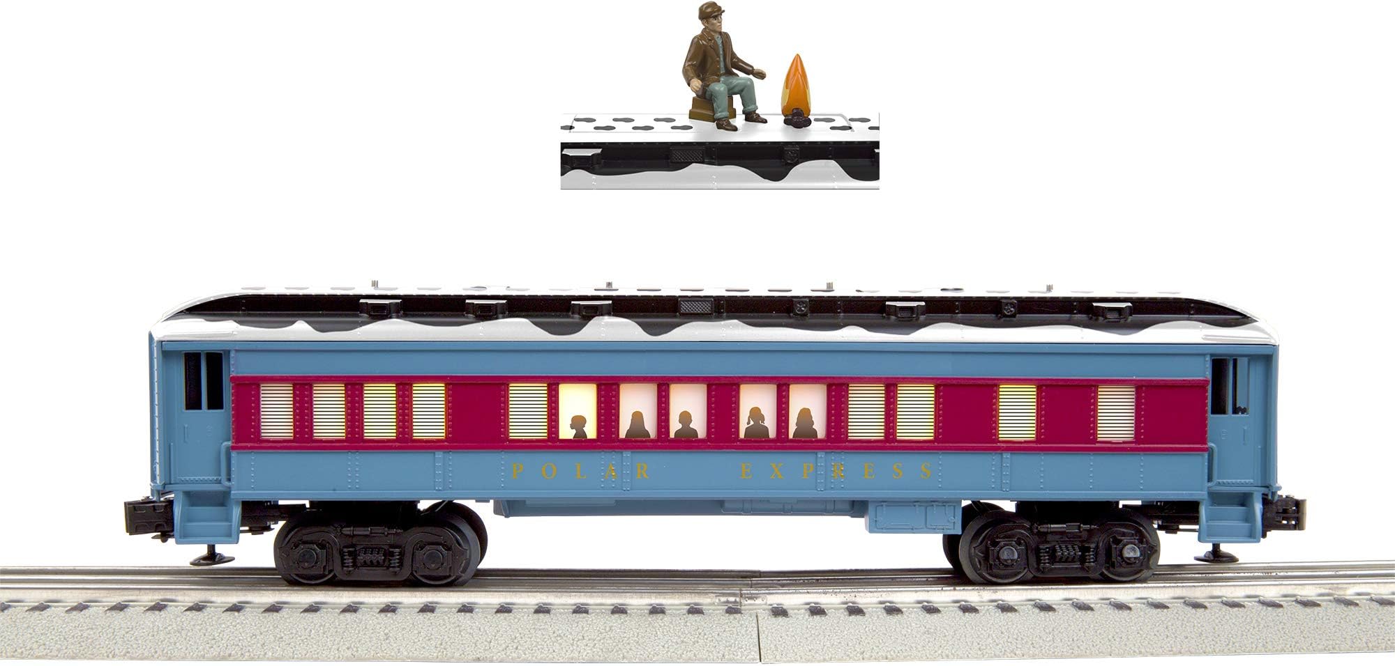 The Polar Express, Electric O Gauge Model Train Cars, Boxcar (2 Pack)