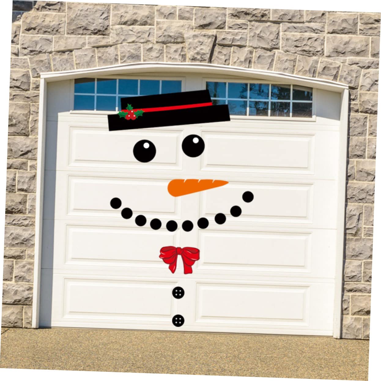 HANABASS 3sets Sticker Natalizio Per Finestre Con Tema e Pupazzo Di Adesivo Decorativo Per Porte e Vetrine Per Feste Di Natale e Inverno Facile Da Applicare e Rimuovere Di Alta Qualità