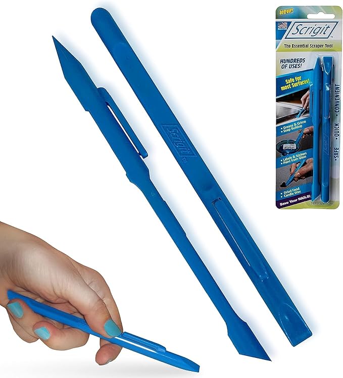 Scrigit Scraper Wide Blade No-Scratch Plastic Scraper Tool, 6 Pack - View #12