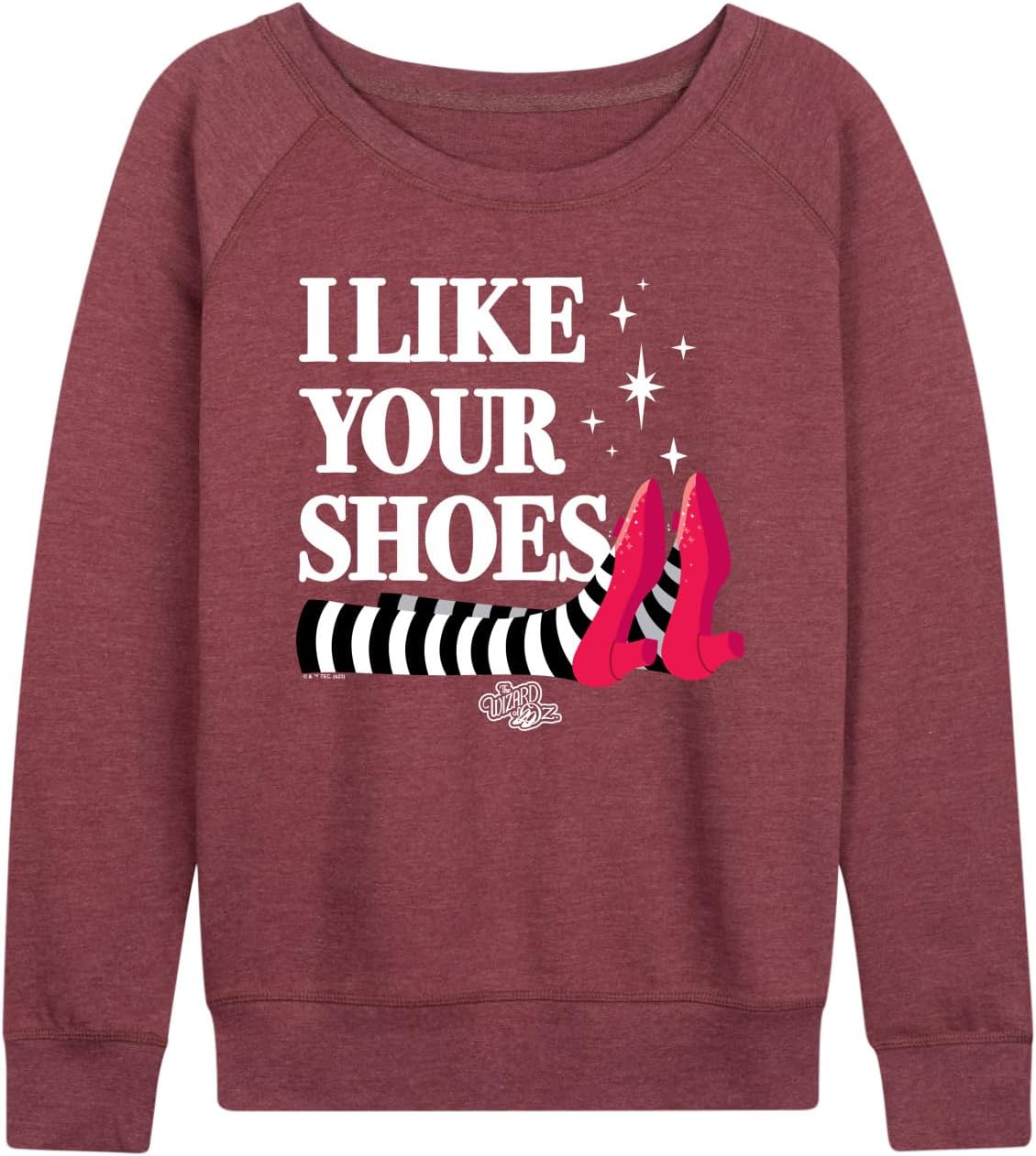 HYBRID APPAREL - The Wizard Of Oz - I Like Your Shoes - Women's Lightweight French Terry Pullover