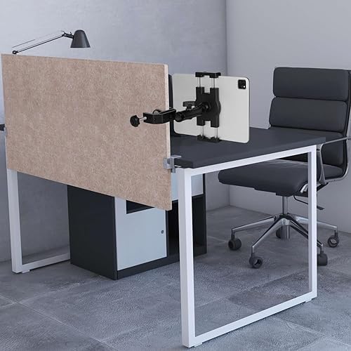 Miniatura 6 de Soporte para tablet debajo del gabinete, soporte para tableta de cocina, soporte para iPad para escritorio/mesa/tabla/silla, compatible