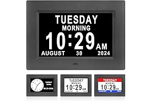 Jaihonda Dementia Clocks for Seniors - The Clear Choice for Clarity and Convenience