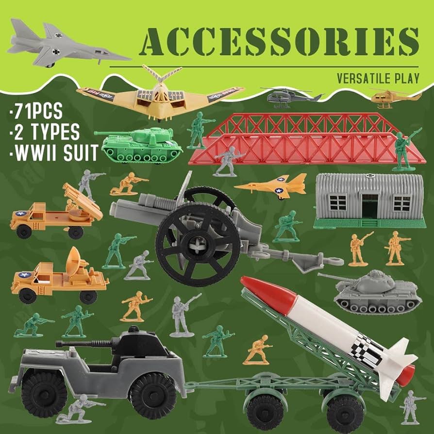 Amazon.co.jp: ViiKONDO 陸軍 男性 おもちゃ 兵士 プラスチック