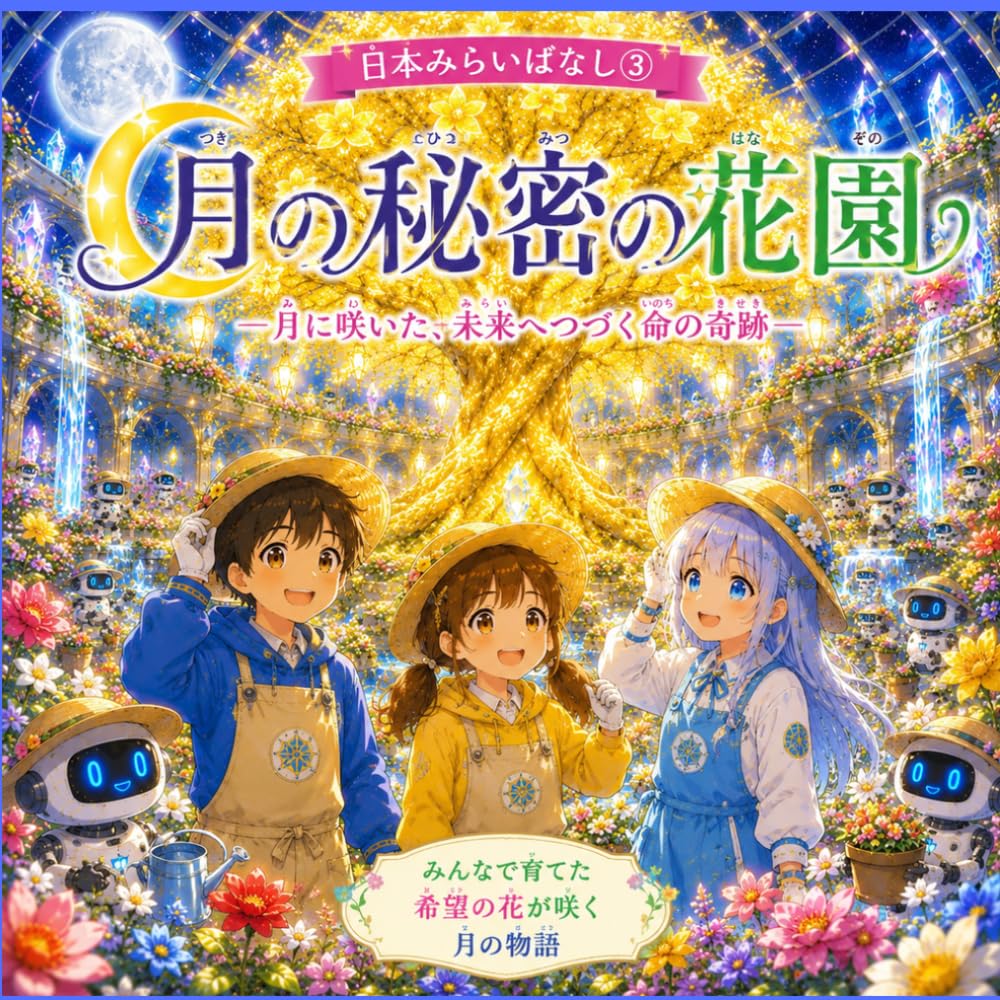 月の秘密の花園: 月に咲いた、未来へつづく命の奇跡 (日本みらいばなし)