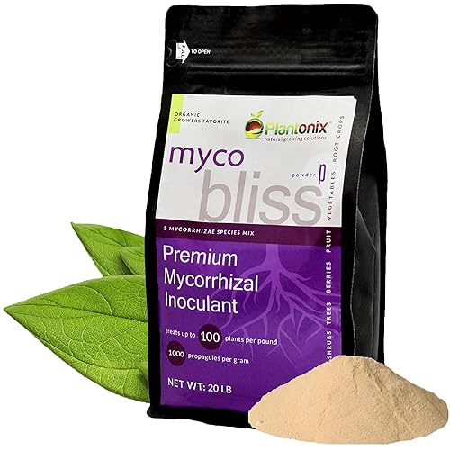 Vista 11 de Myco Bliss Polvo (200 g) - Hongos micorrízicos para plantas - Inoculante micorrízico de 5 cepas con 1000 propágulos por gramo - Micorrizas altamente