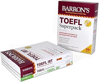 TOEFL Superpack: 3 Books + Practice Tests + Audio Online