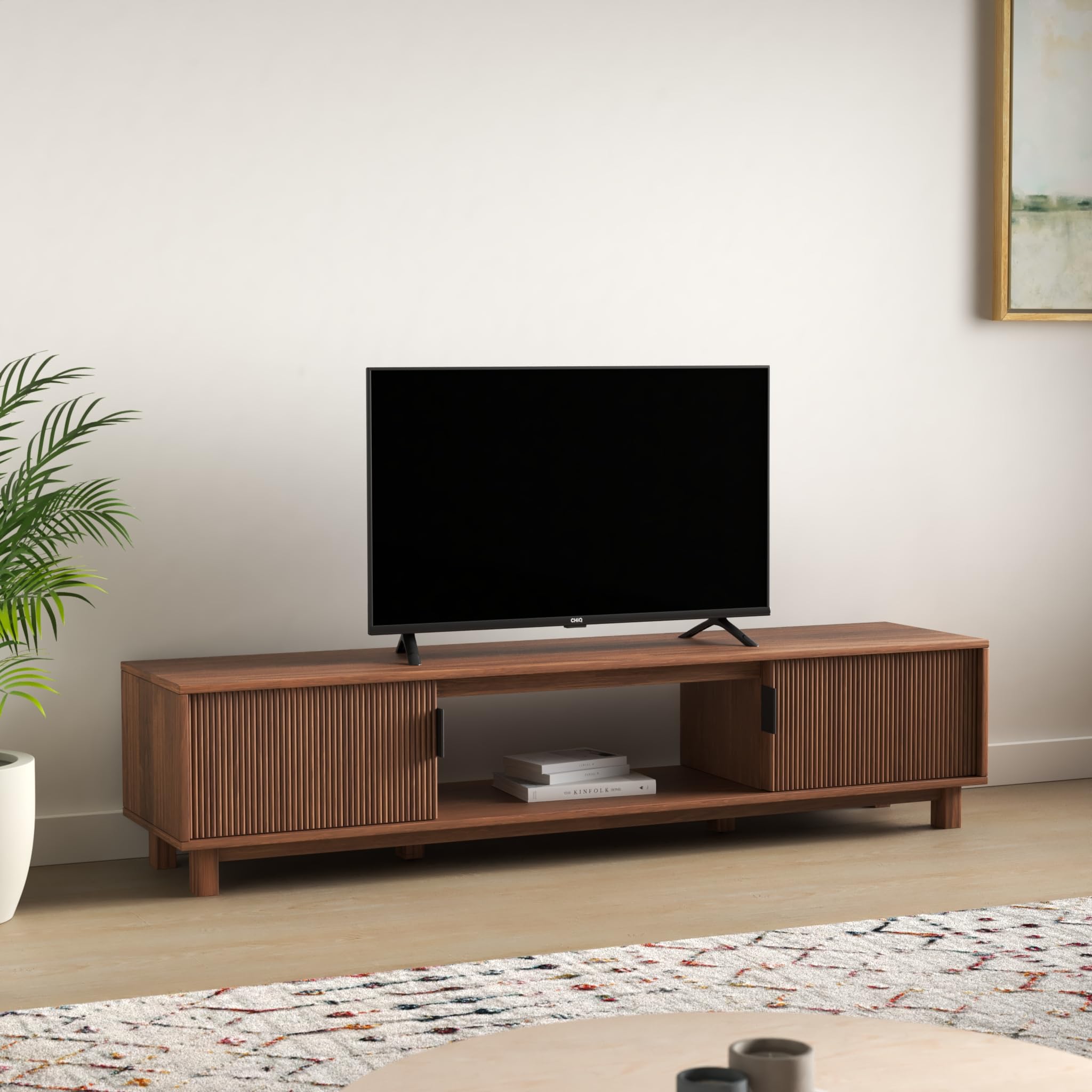 CHiQ TV L40G7V da 40 pollici, Google TV, FHD, Design senza cornice, Assistente Google, Google Play, Chromecast integrato, Triplo sintonizzatore (DVB-T2/S2/C), 5G Wi-Fi, Bluetooth, HDMI ARC, USB2.0