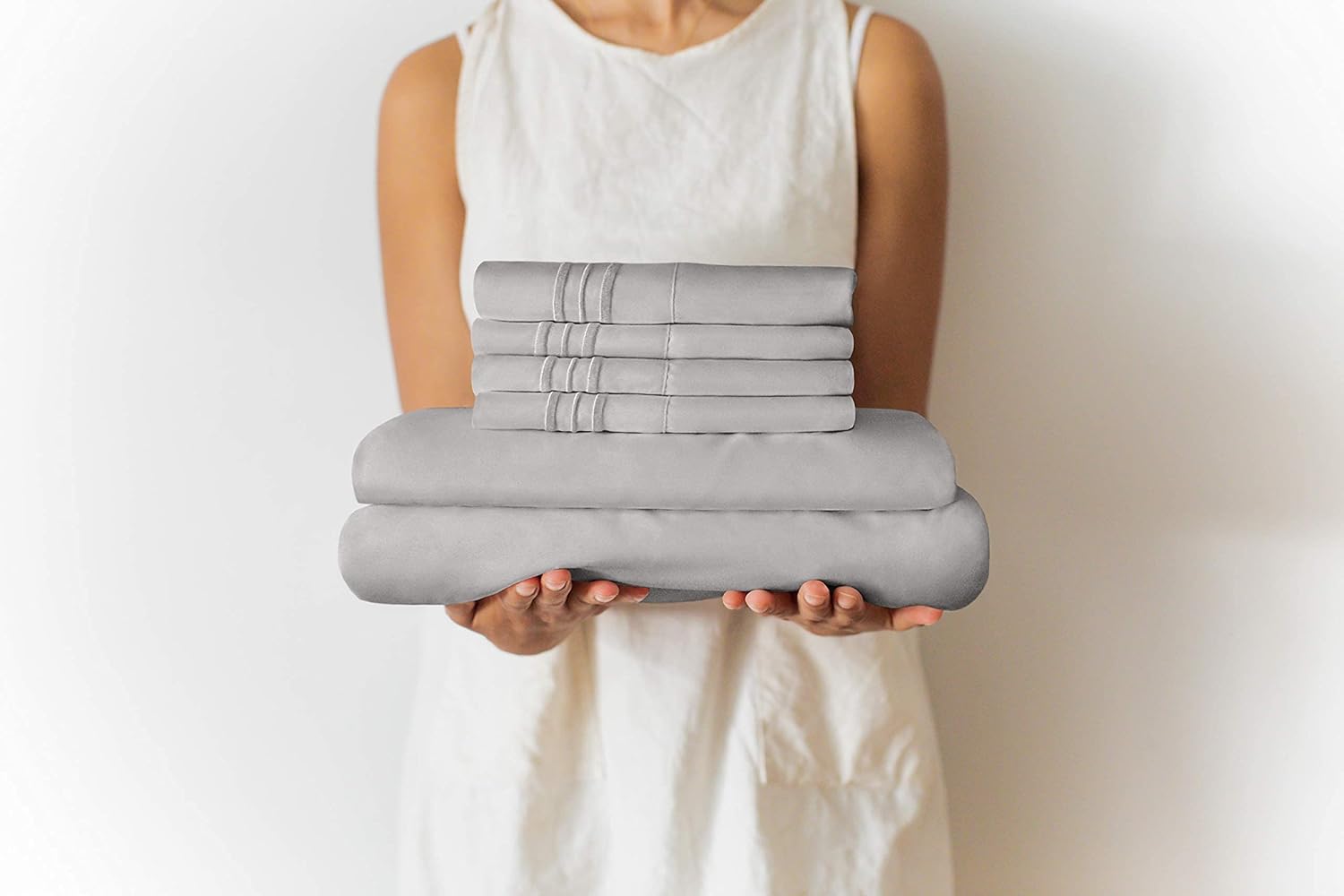 Extra Deep Pocket Sheets - 6 Piece Sheet Set - Queen Sheets Deep Pocket- Extra Deep Pocket Queen Sheets - Deep Fitted Sheet Set - Extra Deep Pocket Queen Size Sheets - Easily Fits Extra Deep Mattress : Home & Kitchen