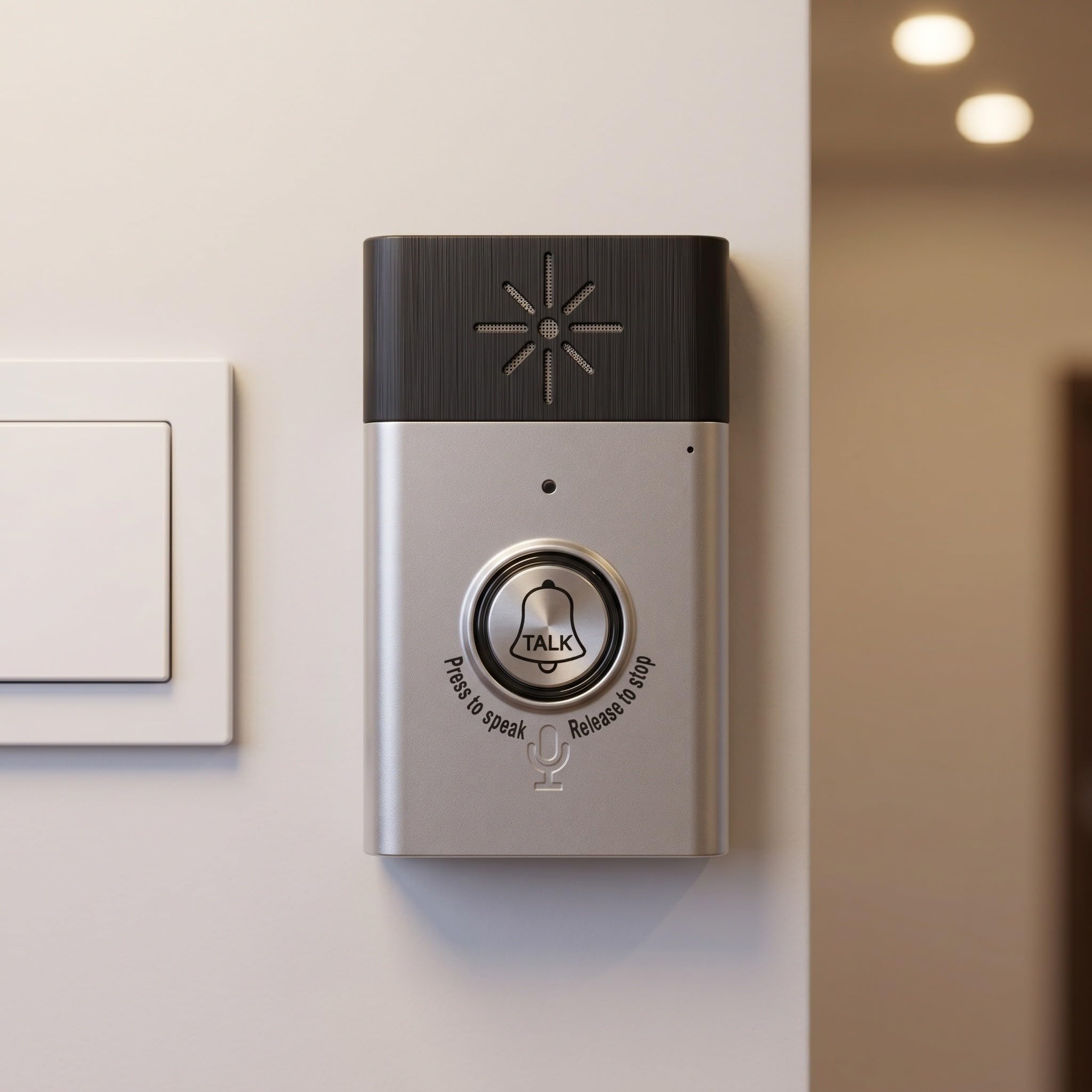 Interphone sans Fil H6 à Voix pour Porte D'entrée, Longue Portée