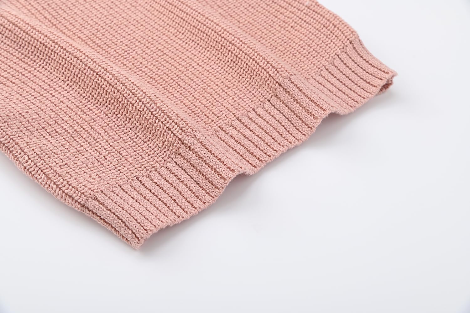 Toddler Baby Boys Girls Cotton Knitted Sweater Warm Soild Pullover Top Autumn Winter Outfits Water Grey 5T image 3 of 8 B0DLPB5R1J