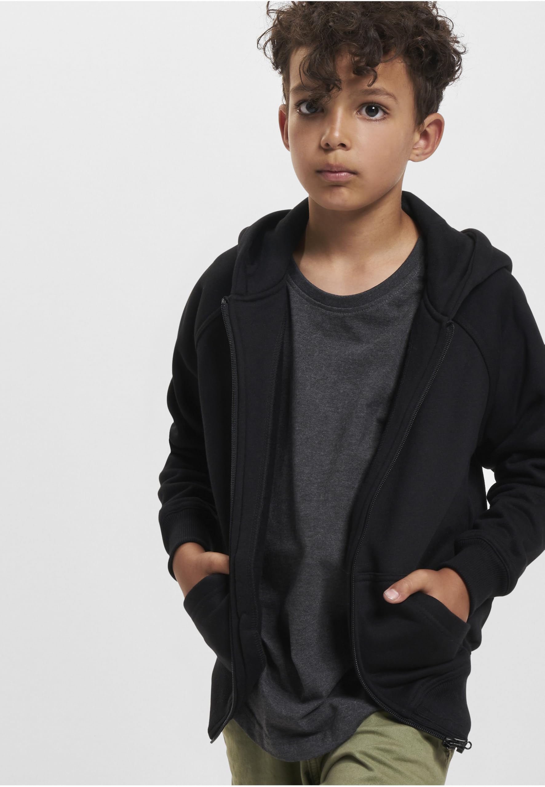 Urban Classics Herren Boys Zip Hoody