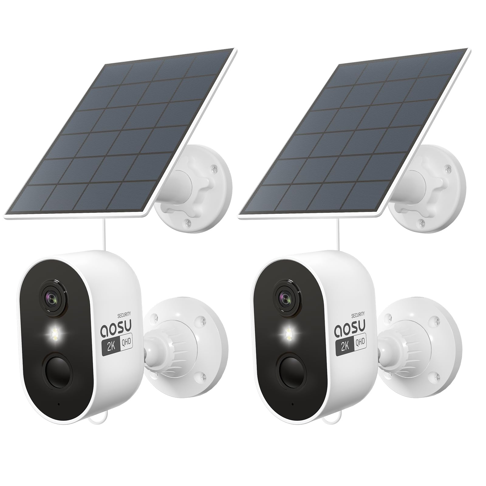 Amazon.com : aosu 2K Solar Security Cameras Wireless Outdoor