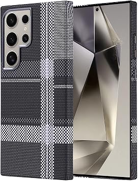 Case Compatible with Kilifplus Samsung Galaxy S24 Ultra Carbon Fiber Look Next Cover with Magsafe Charging Feature [Fully Compatible, Carbon Fiber Look] - Green