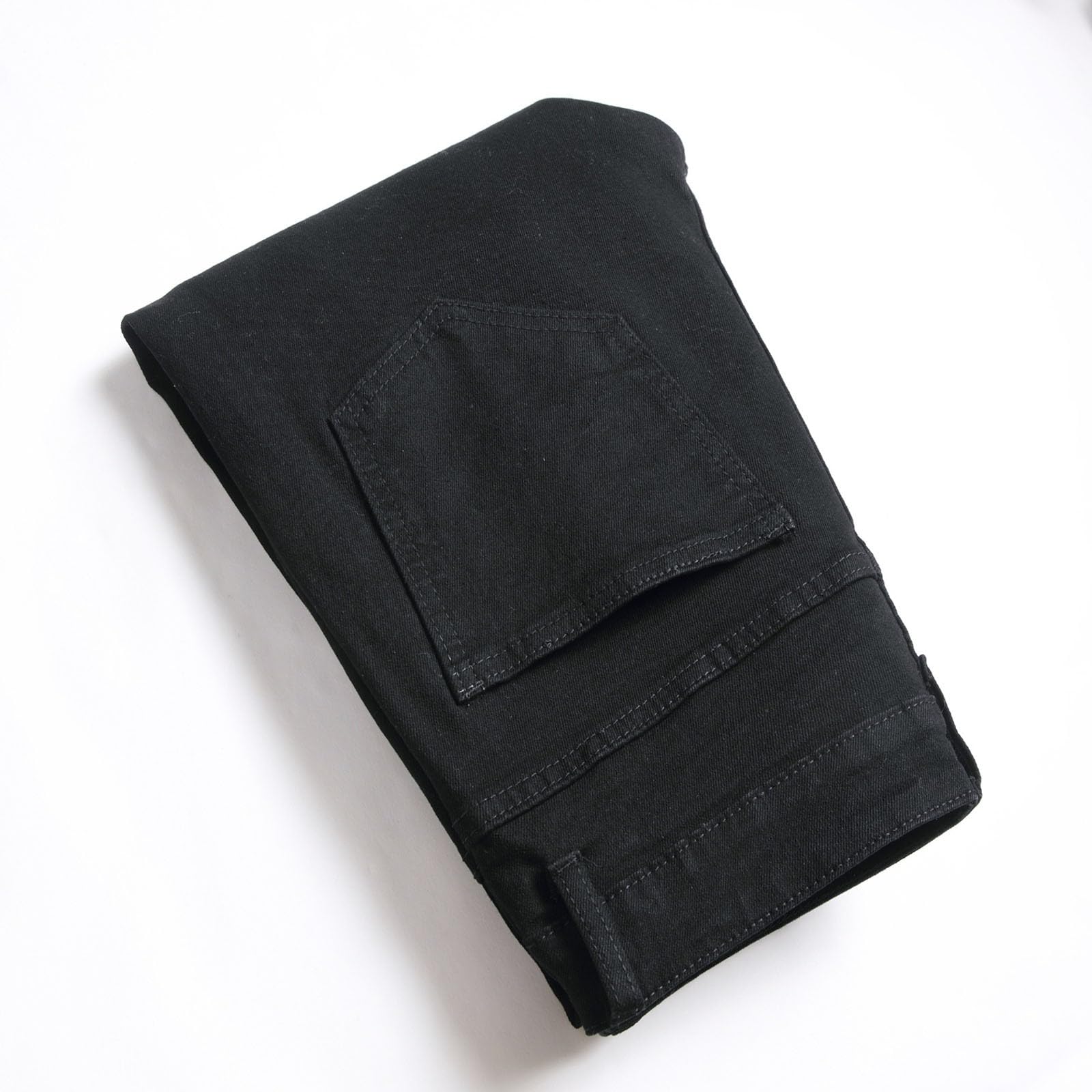 Jeans Strappati Uomo, Pantaloni Uomo Jeans Stretti Pantaloni in Denim Slim Fit Jeans Elasticizzati Vita Alta Casual Jeans da Lavoro Pantaloni da Lavoro Uomo Elasticizzati Stile Hip-Hop Streetwear Y2k