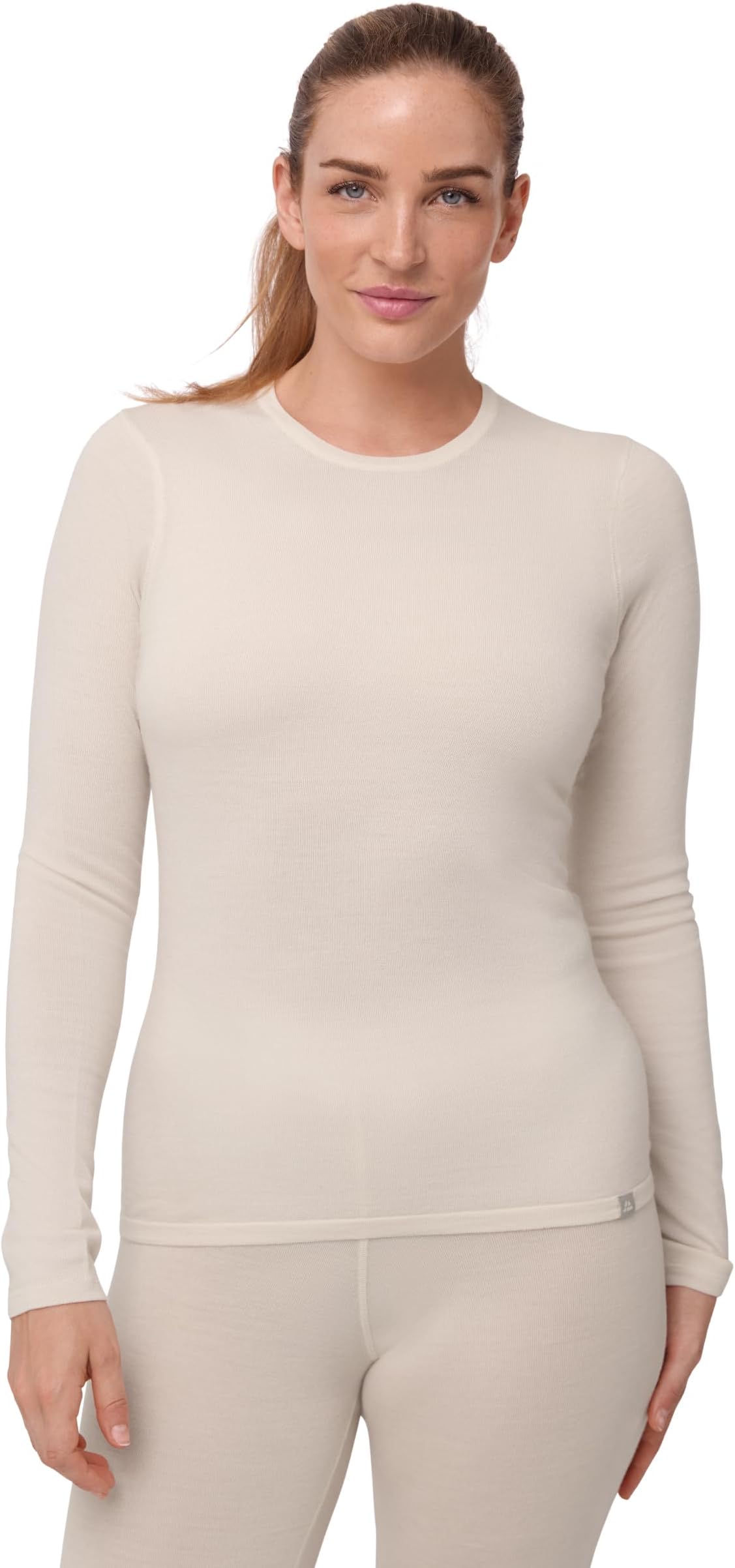 Merino Wool Long Sleeve for Women, Thermal Vests for Women, Base Layer Underwear Tops, Winter Thermals