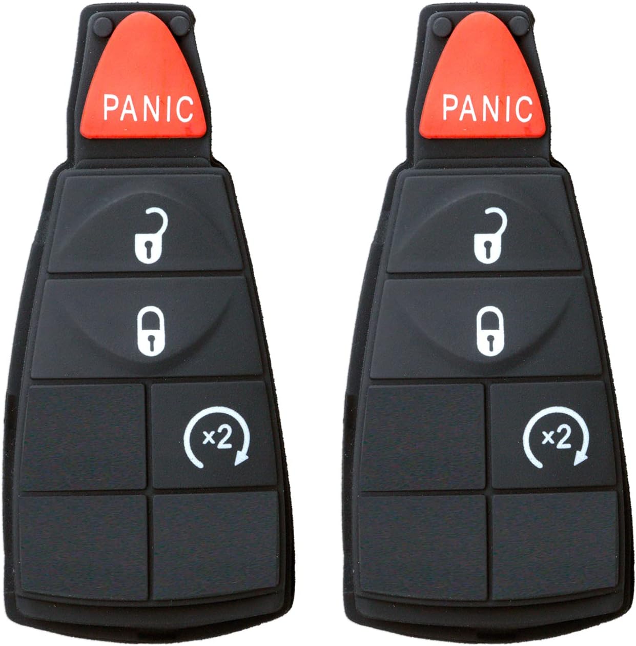 StandardAutoPart Premium Replacement Car Key for Grand Caravan Journey Durango Ram Town and Country M3N5WY783X IYZ-C01C (Complete Key, 3 Button RS)