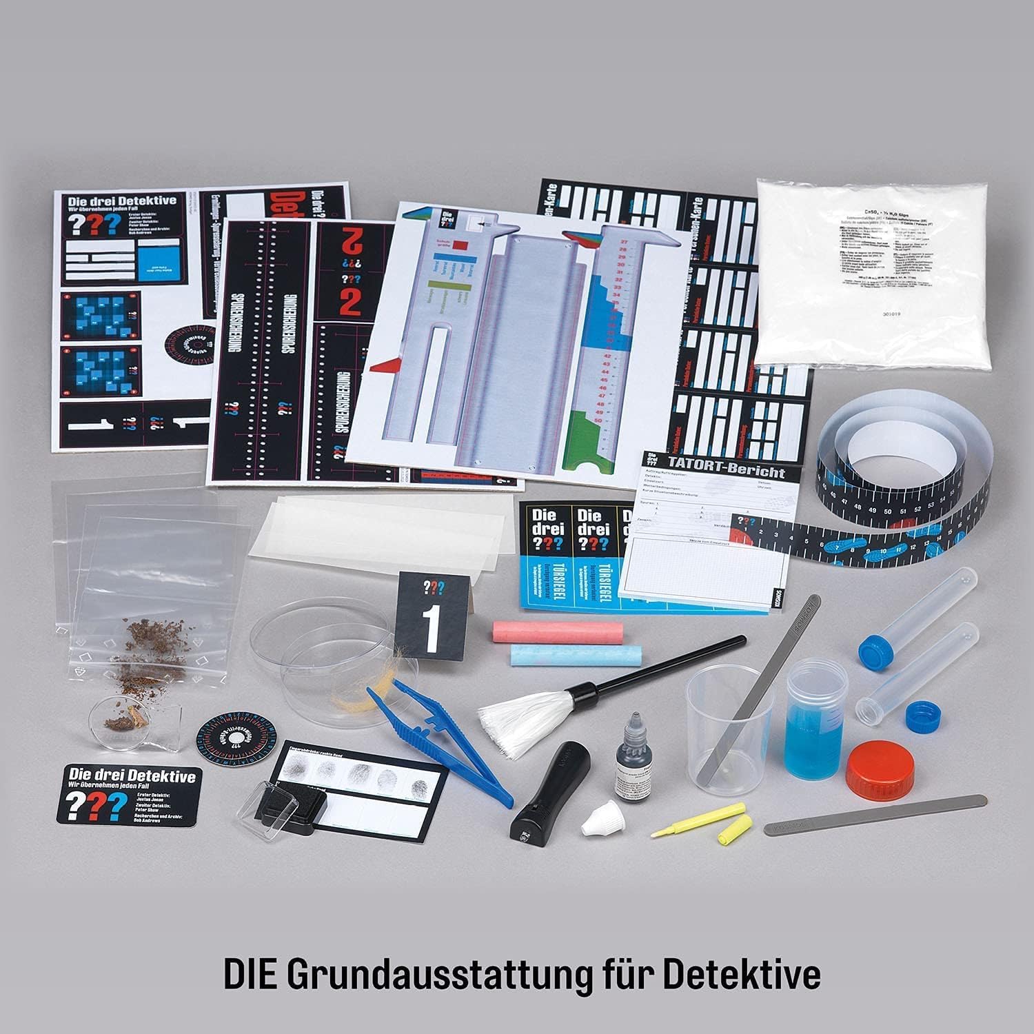 Franckh -Kosmos Die DREI ??? Detektiv-Koffer + Fingerabdrücke Detektiv Set