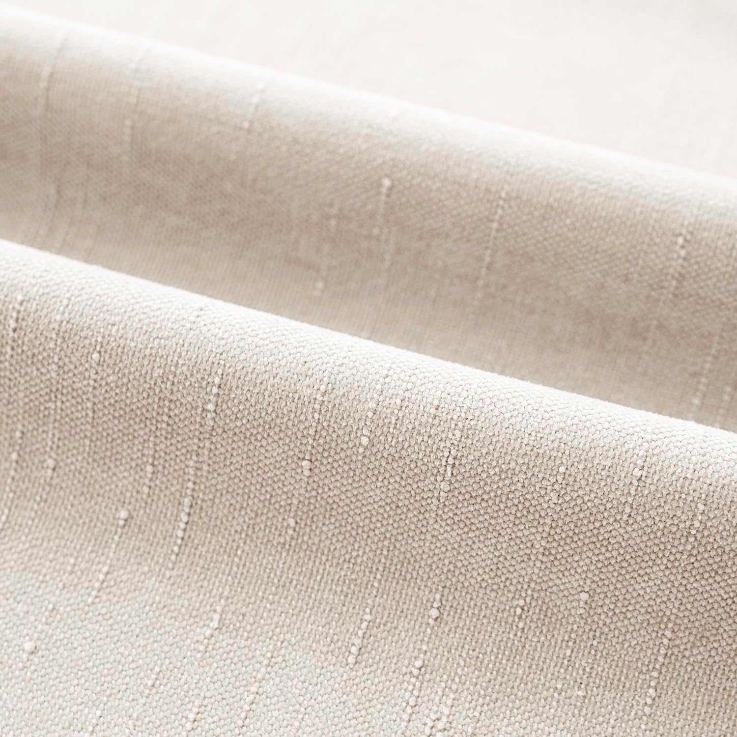 Foindtower Pack of 2 Soft Textured Throw Decorative Pillow Covers Square Accent Solid Cushion Cover Cozy Farmhouse Pillow Case with Zipper for Couch Sofa Bedroom Living Room 20x20 Inch, Light Beige - Image 3