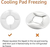 Vista 5 de Yaxa Basics Comedero automático para mascotas con paquete de refrigeración, 12.4 x 12.4 x 3.3 in, color blanco