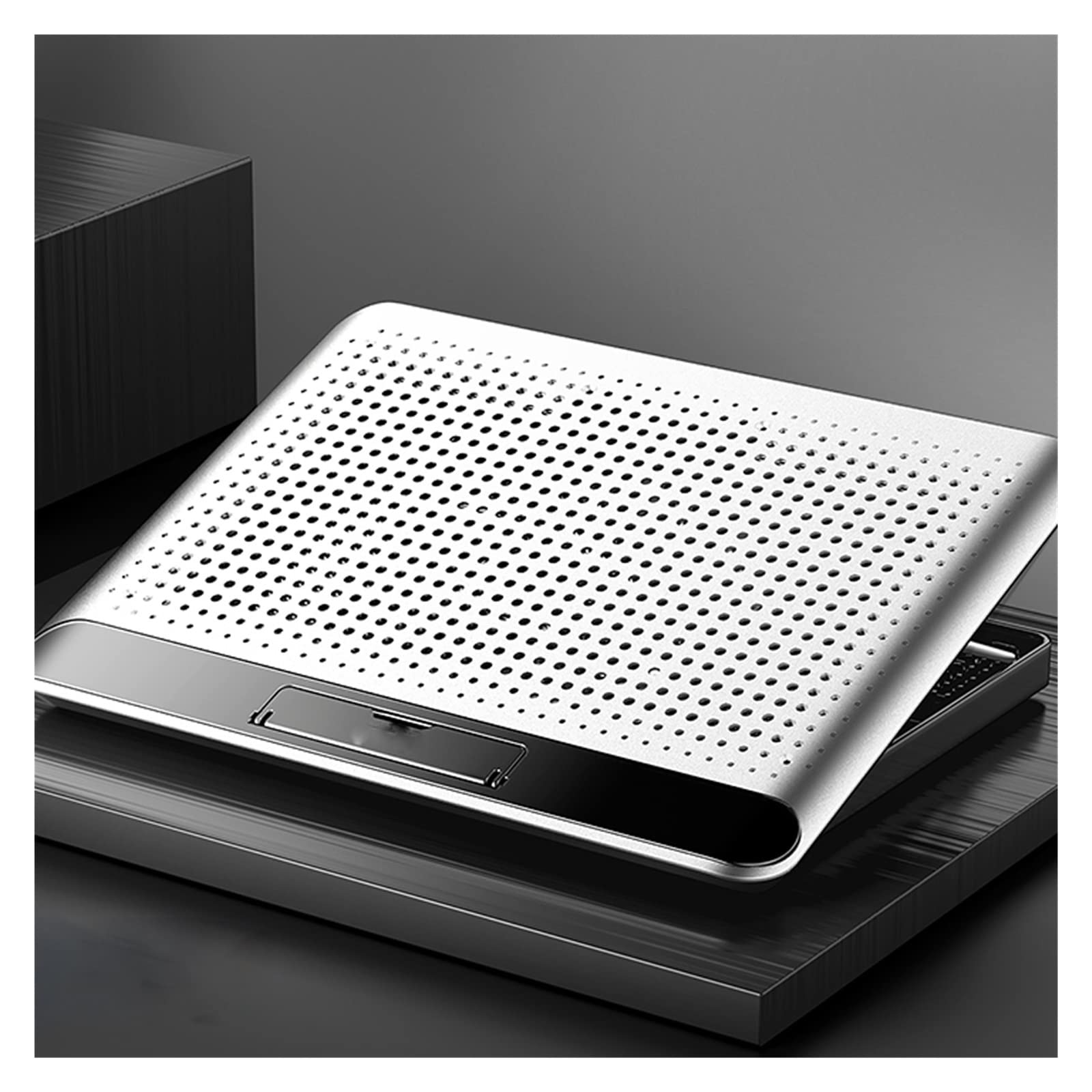 Portable Laptop Cooling Pad Aluminum Alloy Suitable Adjustable Stand