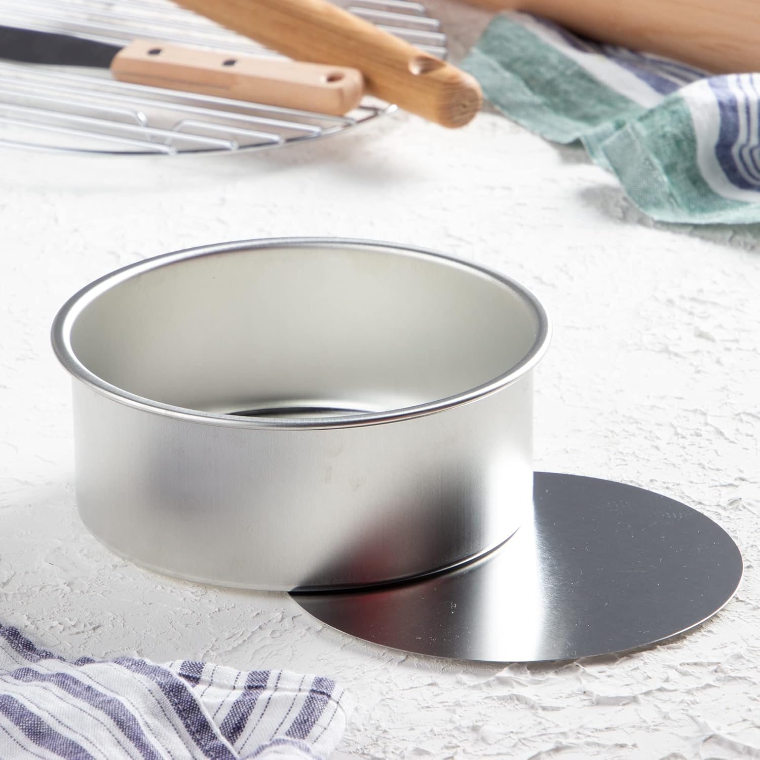 Endo Shoji WDK05018 Decorative Can, Commercial Use, Co-Bottom Type, 7.1 inches (18 cm), Tin Plate, Made in Japan