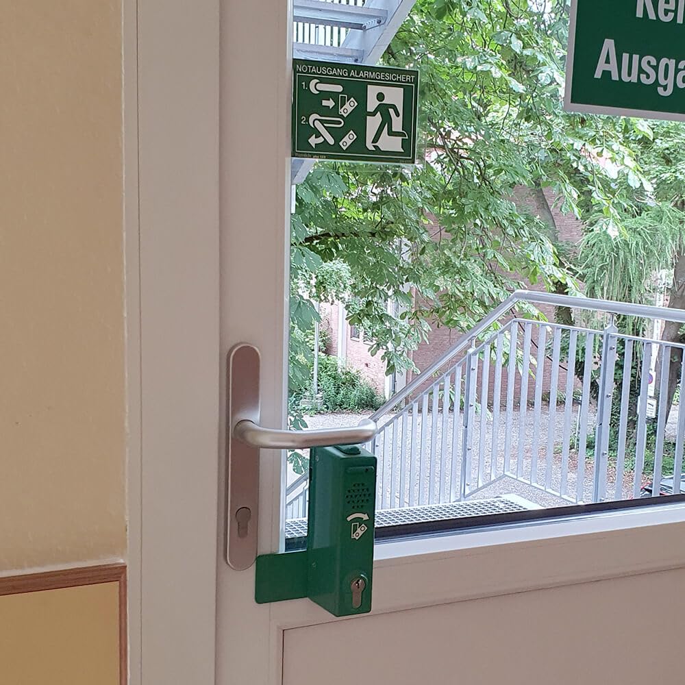 Montageplatte für Türwächter, für Glastüren mit Rahmen, zum Bohren aus Stahl, Art.-Nr. 38089