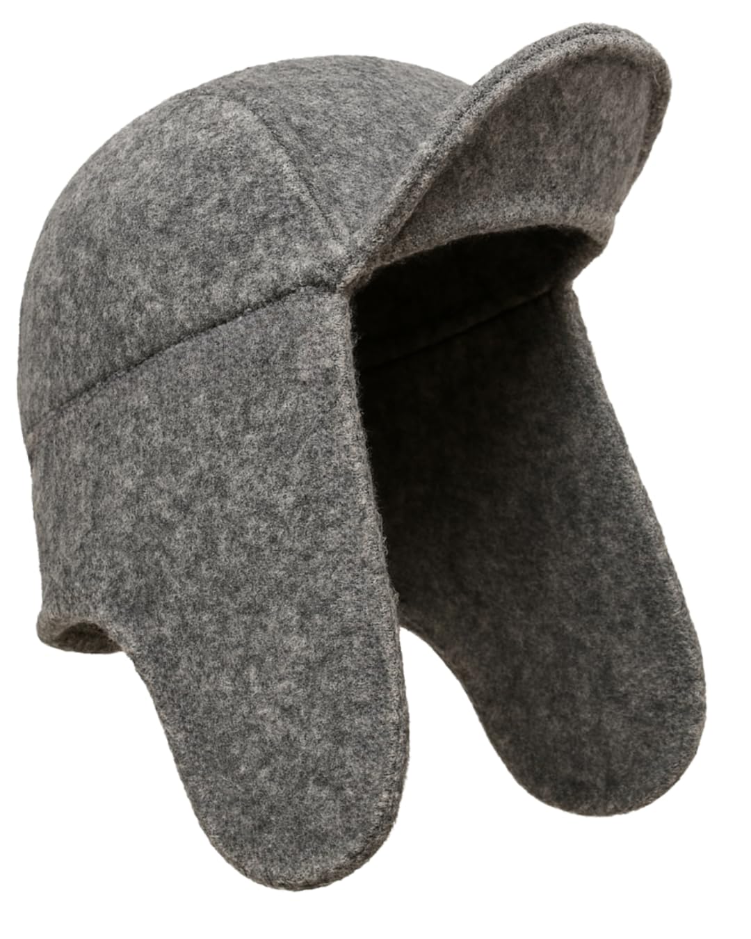 frihed.® Saunahut Pro Steingrau aus doppeltem Wollwalk - 100% Schafschurwolle - High End Sauna Accessoire für Männer und Frauen - besonders robust - Made in Lüneburg