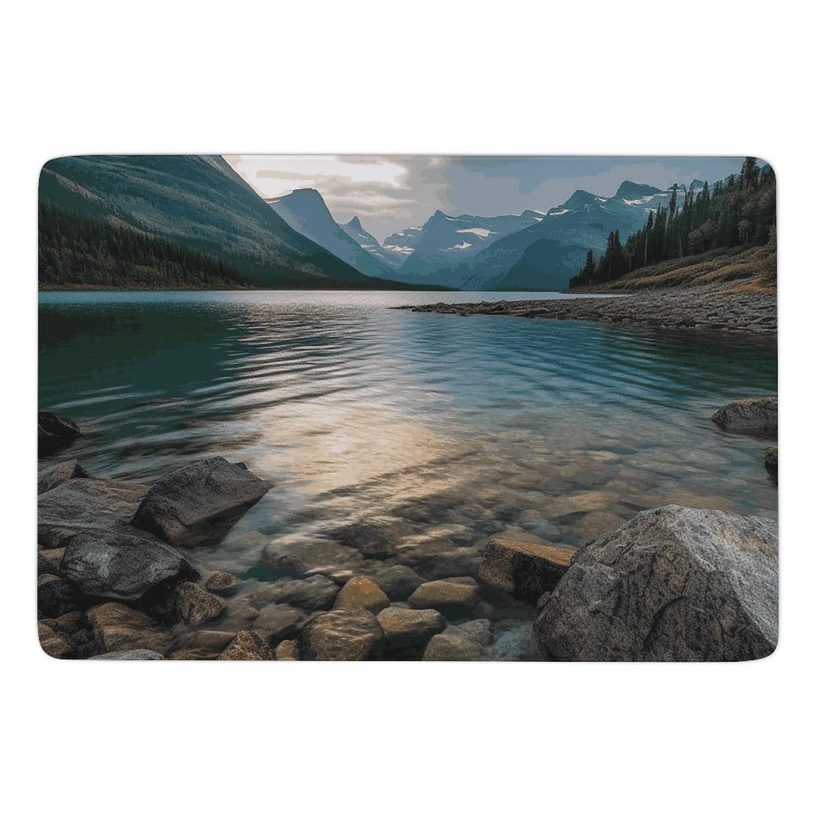Tapis de sol en peluche lavable pour salle de jeux et salon